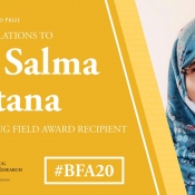 Dr. Salma Sultana Receives 2020 Norman E. Borlaug Award for Field Research and Application