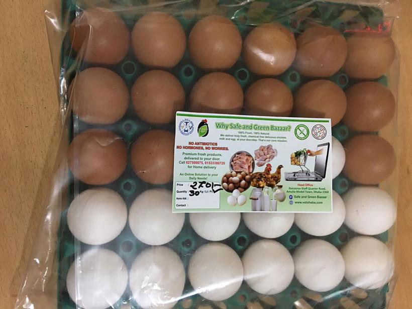 Safe and Green Bazaar Chicken Eggs